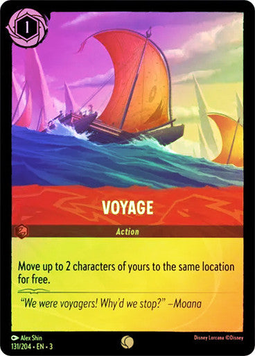 Voyage (Into the Inklands 131/204) Common - Near Mint Cold Foil