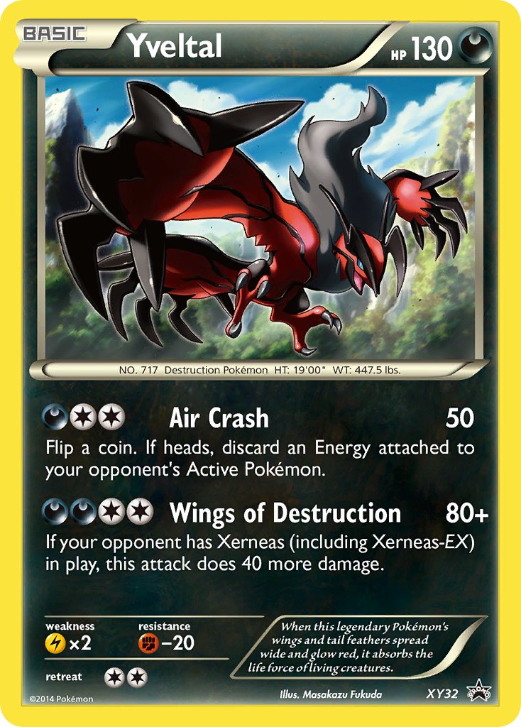 Yveltal - XY32 (XY:PR) Promo - Near Mint Holofoil