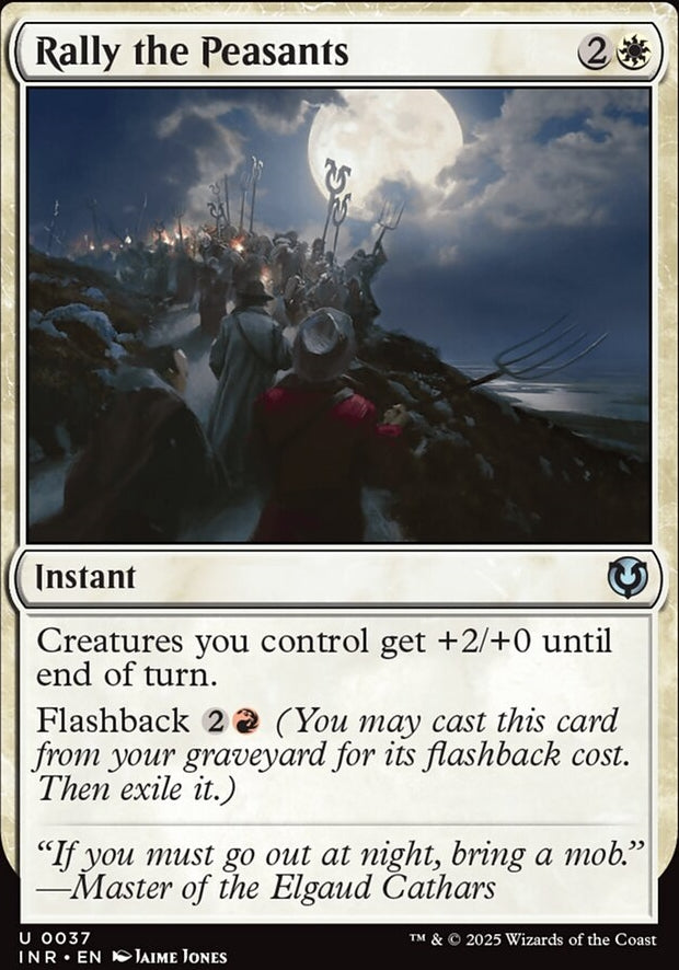 Rally the Peasants [ #0037 ] (INR-U-FOIL)