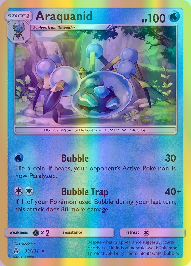 Araquanid - 033/131 (FLI) Uncommon - Near Mint Reverse Holofoil