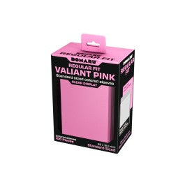 Gatherers' Tavern: Domaru Standard Sleeves - Valiant Pink