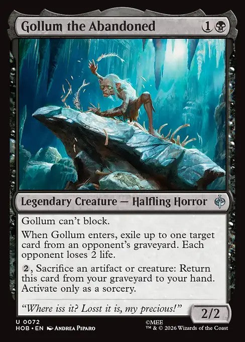 Gollum the Abandoned [ #0072 ] (HOB-U)
