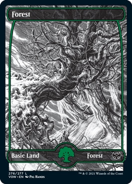 Forest [#276 Full Art B&W] (VOW-C)