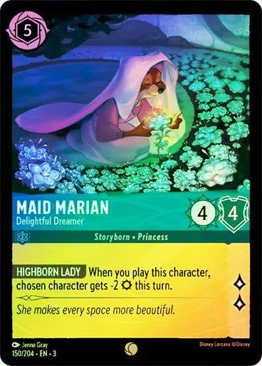 Maid Marian - Delightful Dreamer (Into the Inklands 150/204) Common - Near Mint Cold Foil