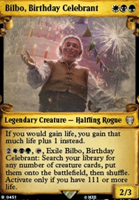 Bilbo, Birthday Celebrant [#0451 Showcase Scrolls] (LTC-R)