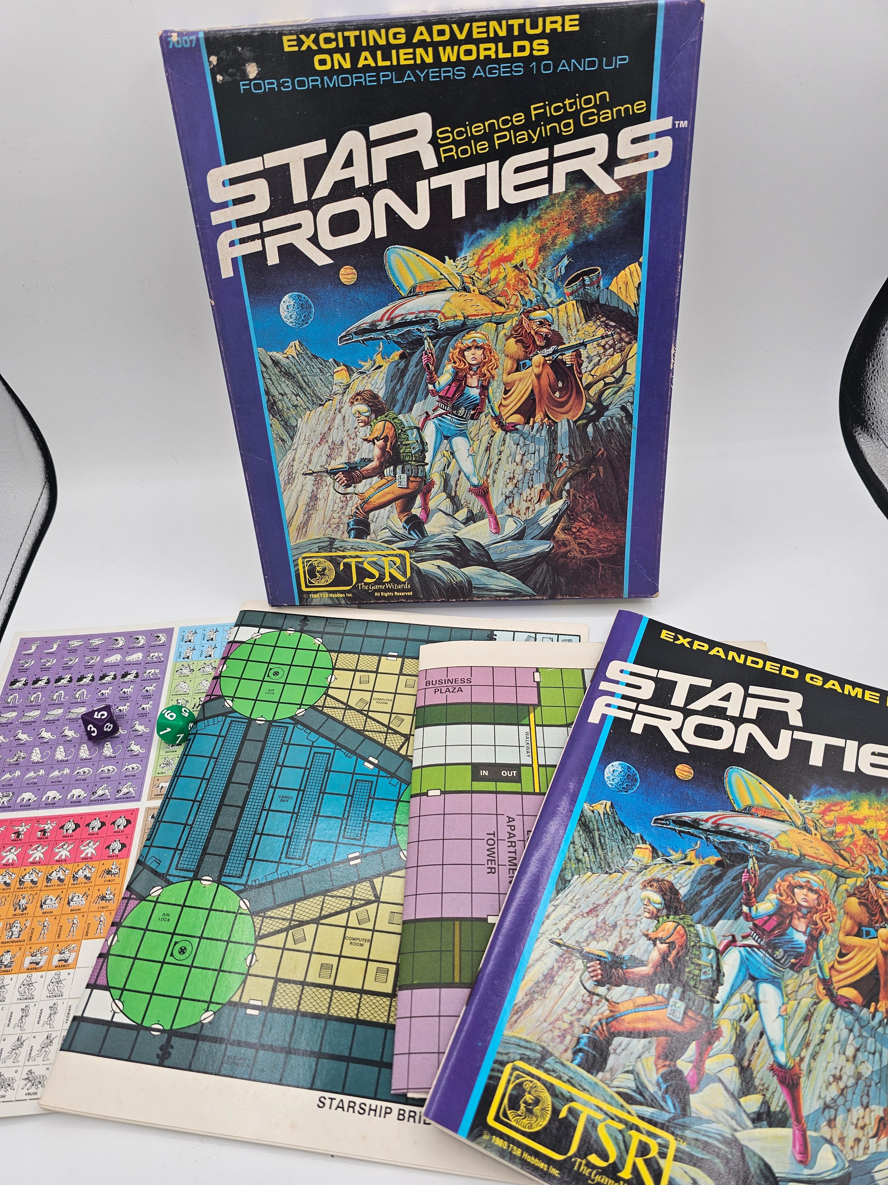 Star Frontiers RPG Core Rules Box Set (USED) Unpunched Tokens