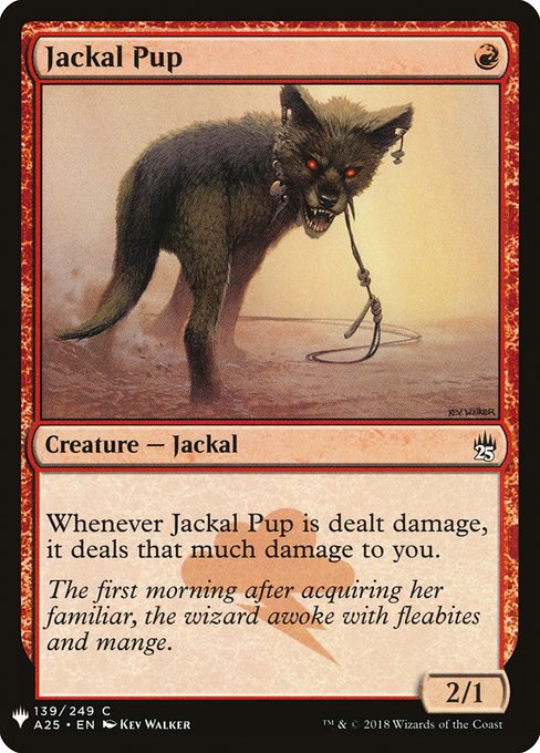 Jackal Pup [Mystery Booster #0985] (A25-C)