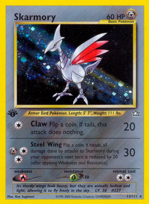 Skarmory - 013/111 (N1) Holo Rare - Heavy Play Holofoil