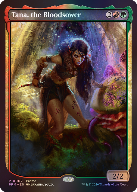 Tana, the Bloodsower [ #0002 ] (PRM-P) Foil Near Mint