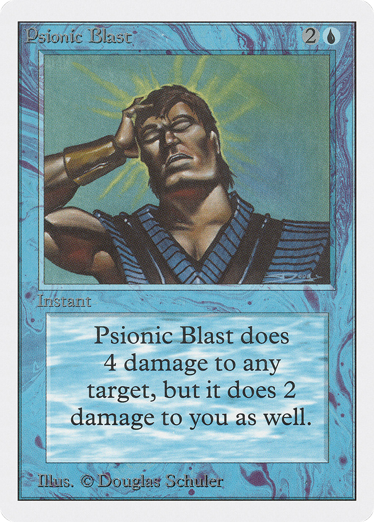 Psionic Blast (2ED-U) Moderate Play