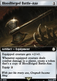 Bloodforged Battle-Axe [#0481 Extended Art] (PIP-R)