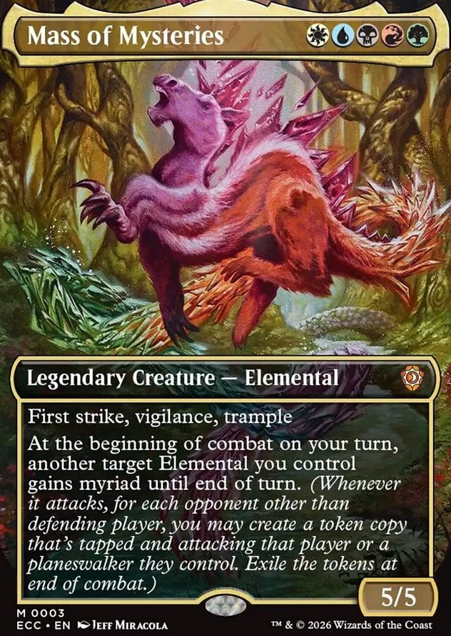Mass of Mysteries [ #0003 Borderless ] (ECC-M)