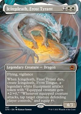 Icingdeath, Frost Tyrant [#287 Alternate-Art Borderless] (AFR-M)