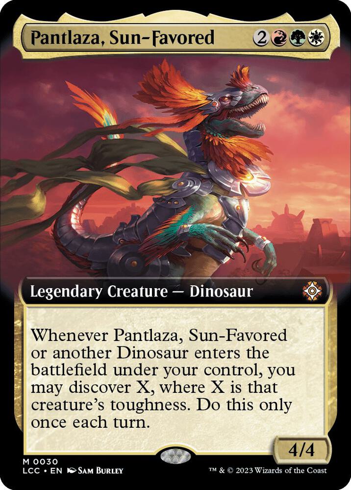 Pantlaza, Sun-Favored [#0030 Extended Art] (LCC-M-FOIL)