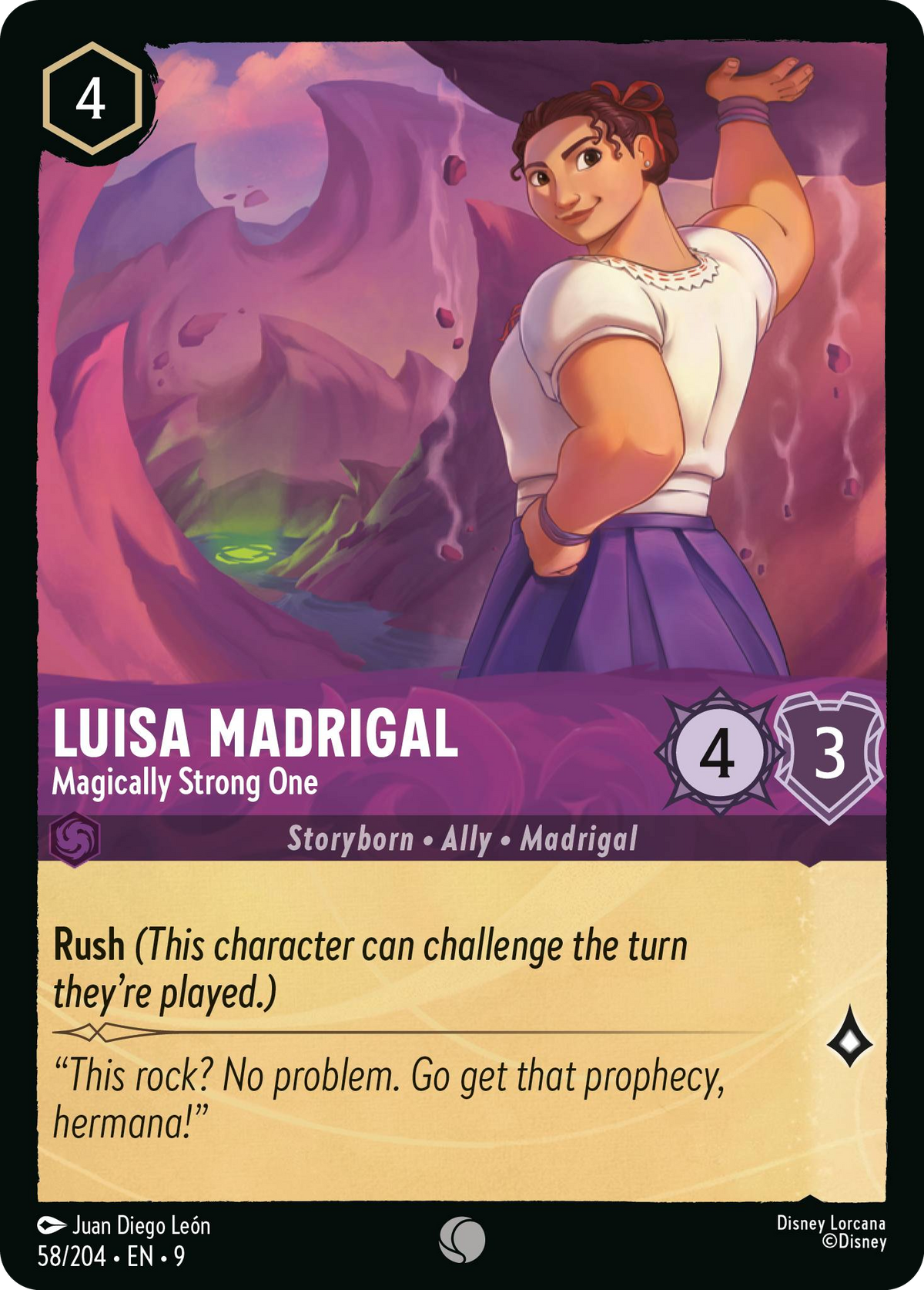 Luisa Madrigal - Magically Strong One (058/204 - Fabled)  Common