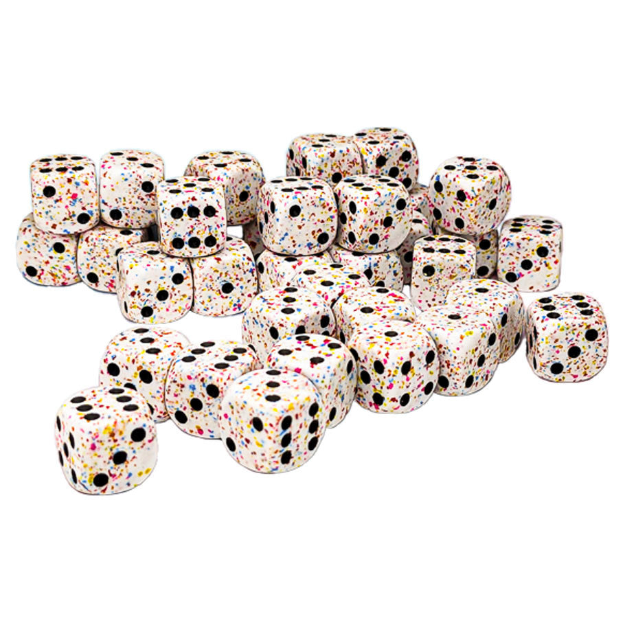 CHX25921: Speckled - 12mm D6 Birthday (36)
