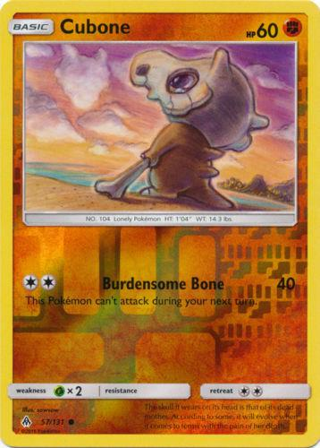 Cubone - 057/131 (FLI) Common - Light Play Reverse Holofoil