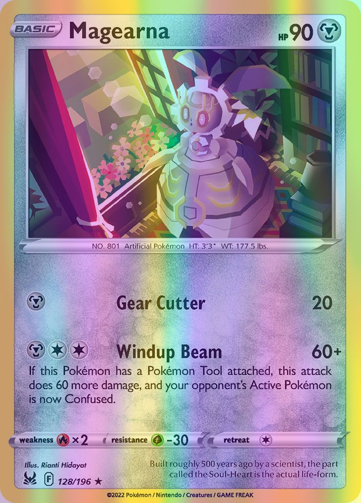 Magearna - 128/196 (SWSH11) Rare - Near Mint Reverse Holofoil