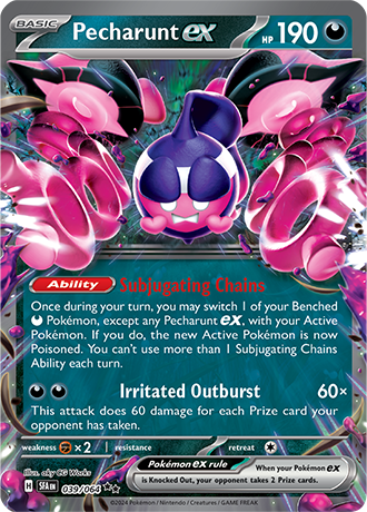 Pecharunt ex - 039/064 (SFA) Double Rare - Near Mint Holofoil