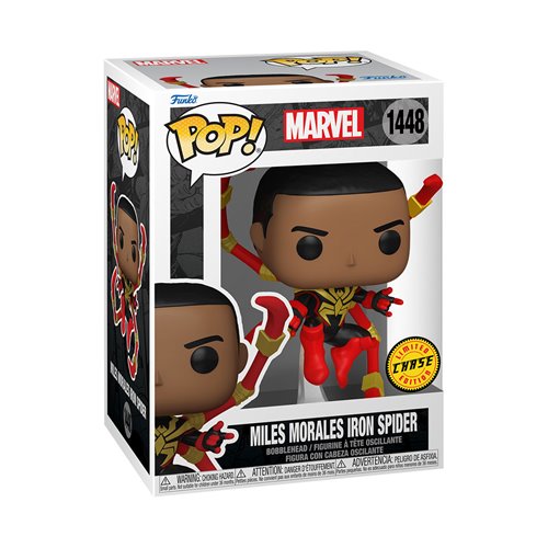 POP Figure: Marvel #1448 - Miles Morales Iron Spider (CHASE)