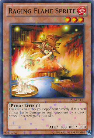 Raging Flame Sprite (Starfoil) (BP01-EN136) Starfoil Rare - Near Mint Unlimited