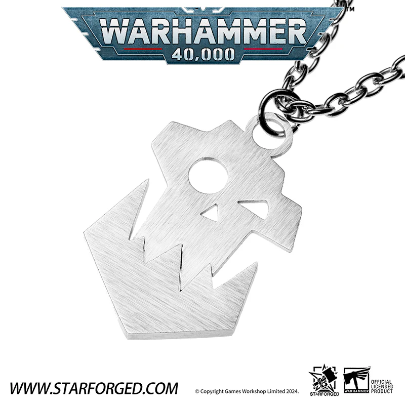 Starforged: Warhammer 40K - Stainless Steel Necklace: Ork