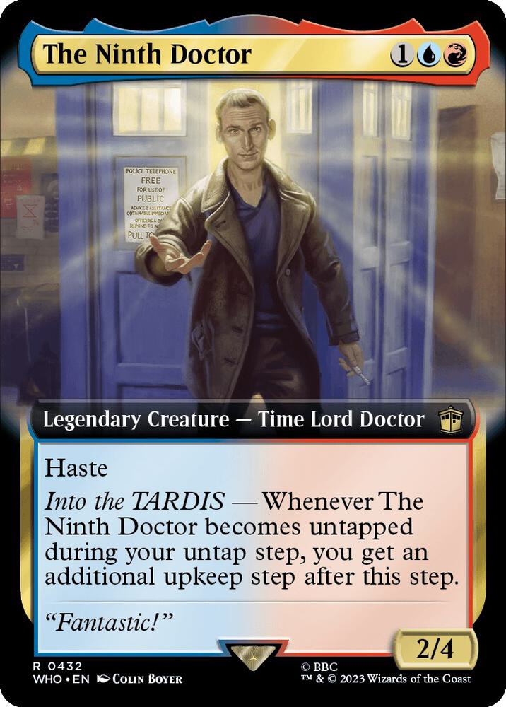 The Ninth Doctor [#0432 Extended Art] (WHO-R-FOIL)