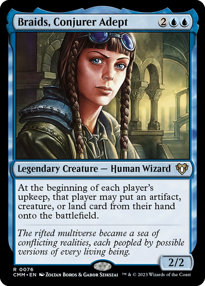 Braids, Conjurer Adept [#0076] (CMM-R-FOIL)