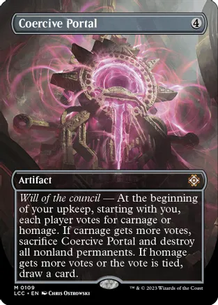 Coercive Portal [#0109 Borderless Box Topper] (LCC-M-FOIL)