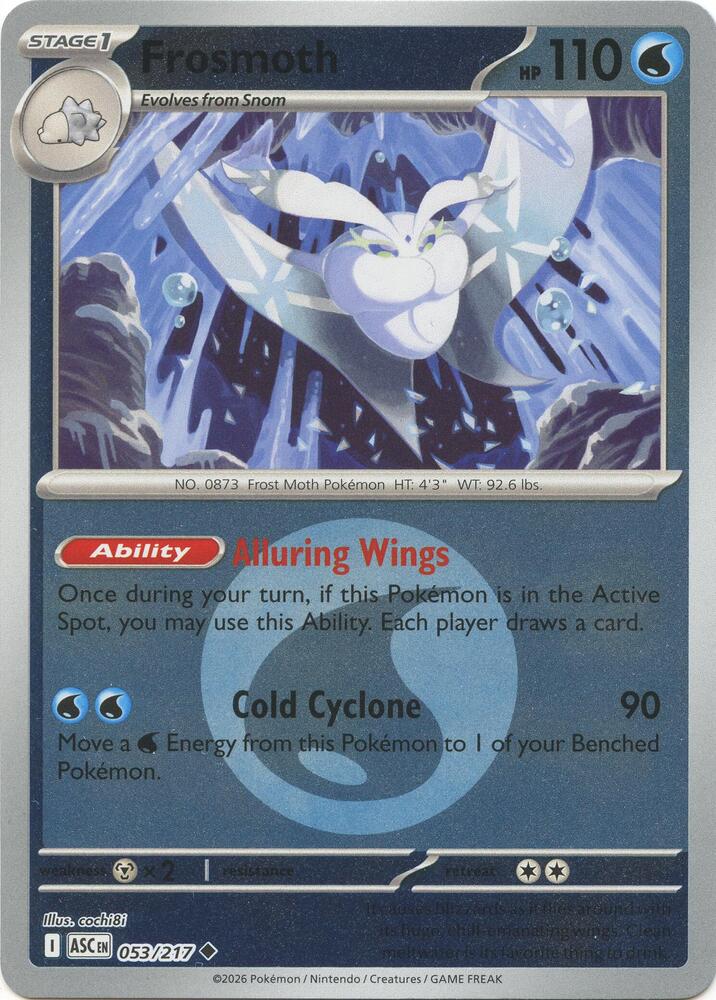Frosmoth (Energy Symbol Pattern) - 053/217 (ASC) Uncommon