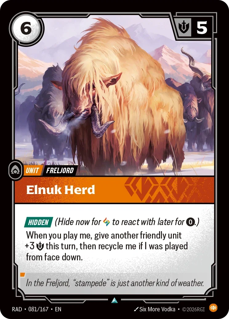 Elnuk Herd - 081/167 (RAD) Uncommon