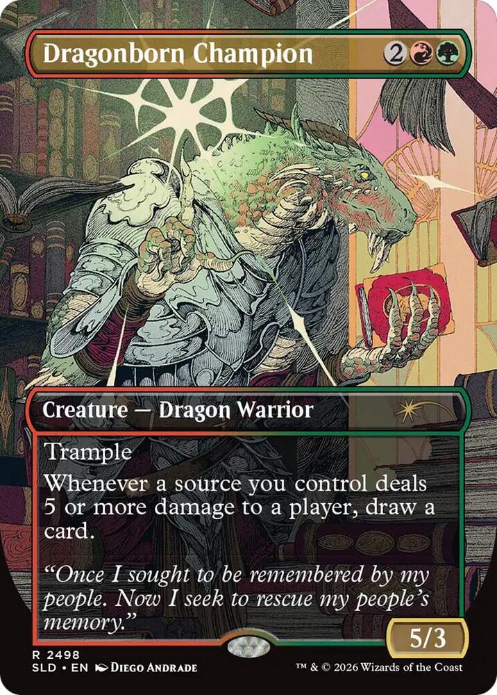 Dragonborn Champion [#2498] (SLD-R-FOIL)