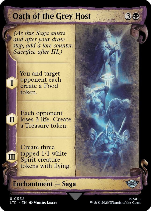 Oath of the Grey Host [#0552 Showcase Scrolls] (LTR-U-Foil)