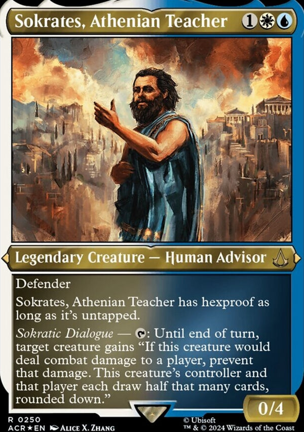 Sokrates, Athenian Teacher [#0250 Etched Foil] (ACR-R)