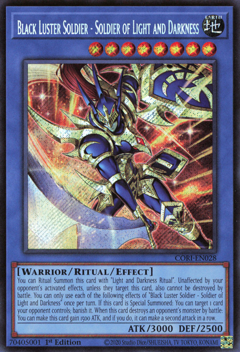 Black Luster Soldier - Soldier of Light and Darkness (CORI-EN028)
