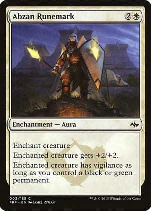 Abzan Runemark (FRF-C-FOIL)