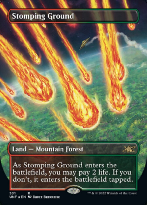 Stomping Ground [#531 Galaxy Foil / Alternate Art Borderless] (UNF-R)