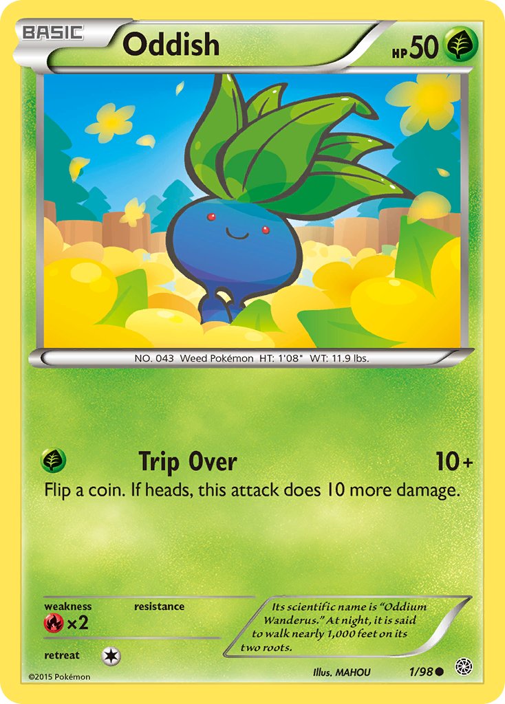 Oddish - 001/098 (AOR) Common - Near Mint