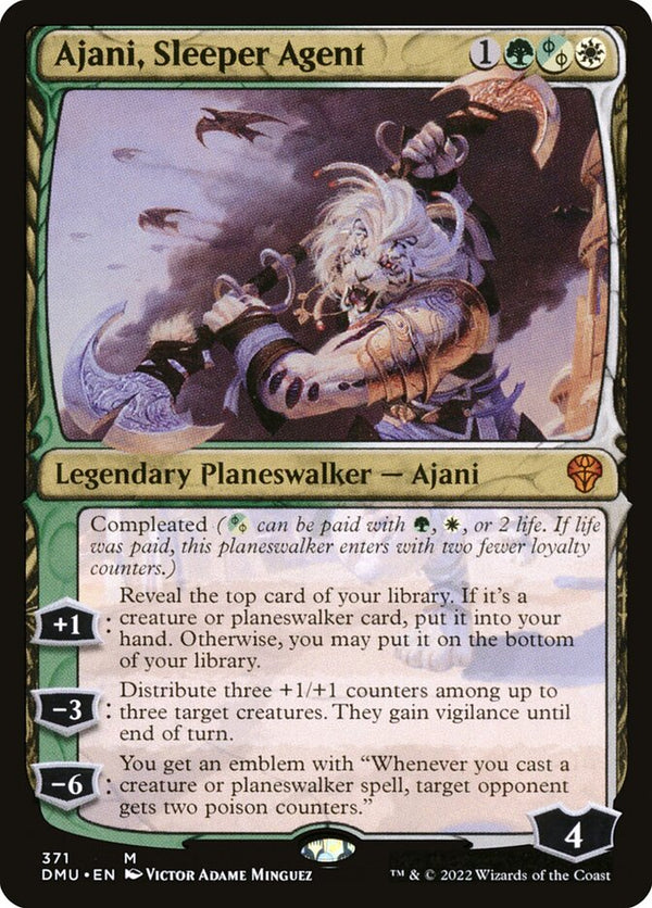 Ajani, Sleeper Agent [#371 Showcase] (DMU-M-FOIL)