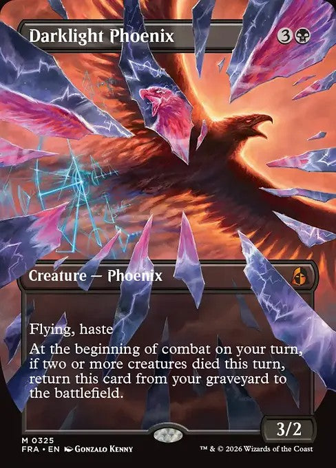 Darklight Phoenix [ #0325 Borderless Shattered Mirror ] (FRA-M)