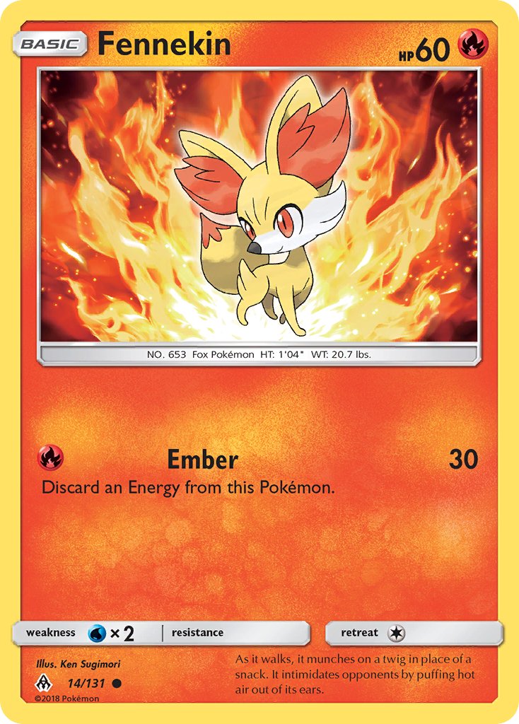 Fennekin - 014/131 (FLI) Common - Near Mint