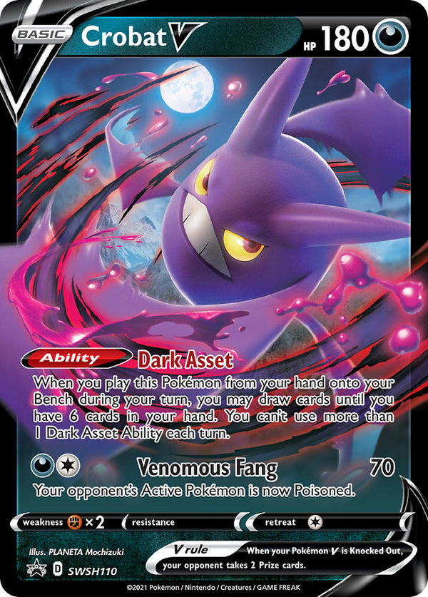 Crobat V - SWSH110 (SWSH:PR) Promo - Near Mint Holofoil