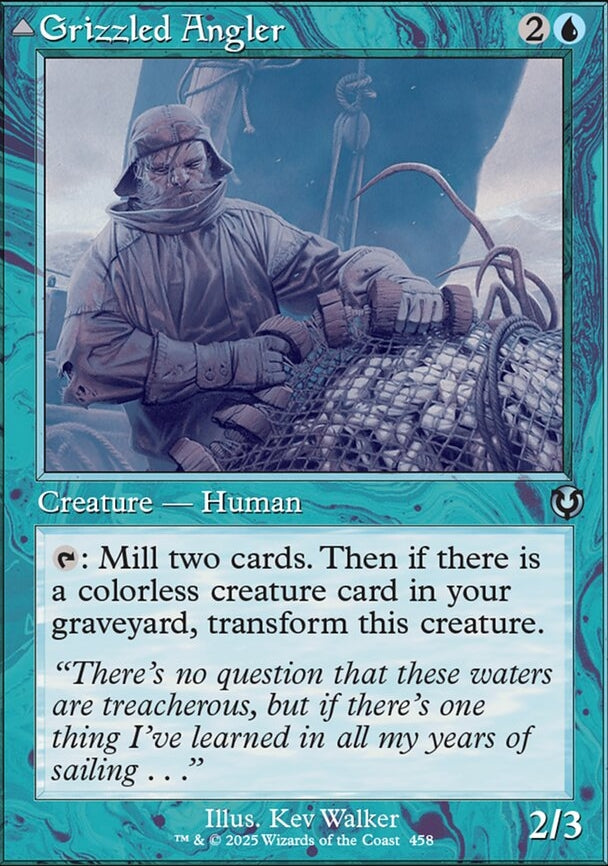 Grizzled Angler // Grisly Anglerfish [ #0458 Retro Frame ] (INR-U-FOIL)