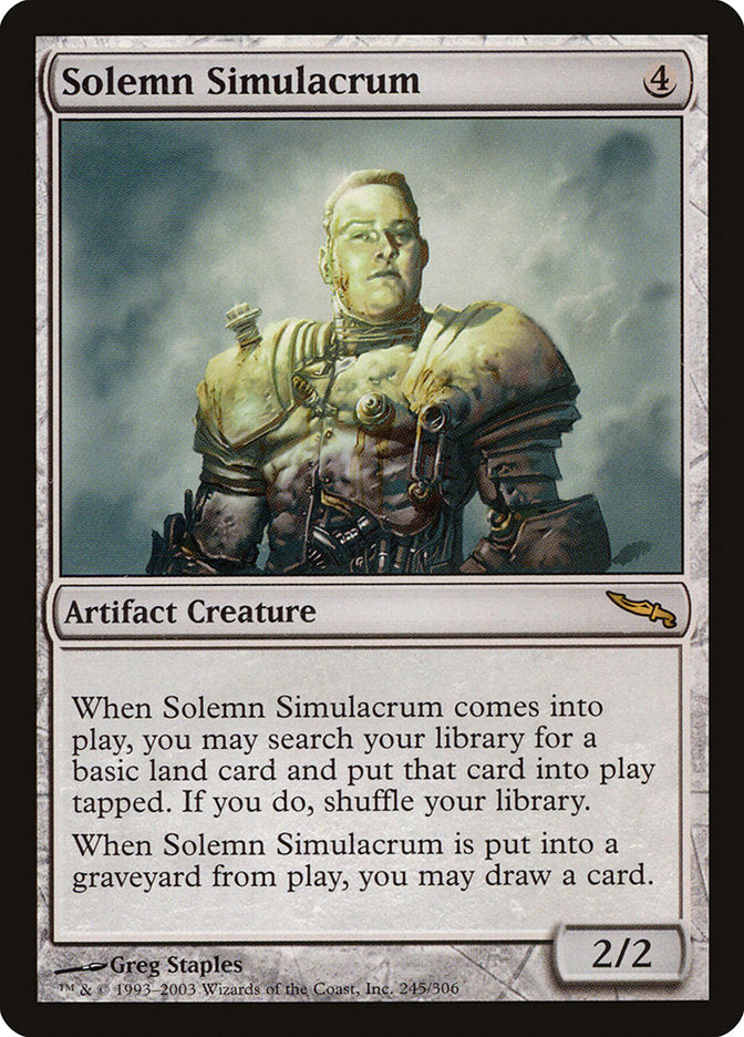Solemn Simulacrum (MRD-R) Heavy Play