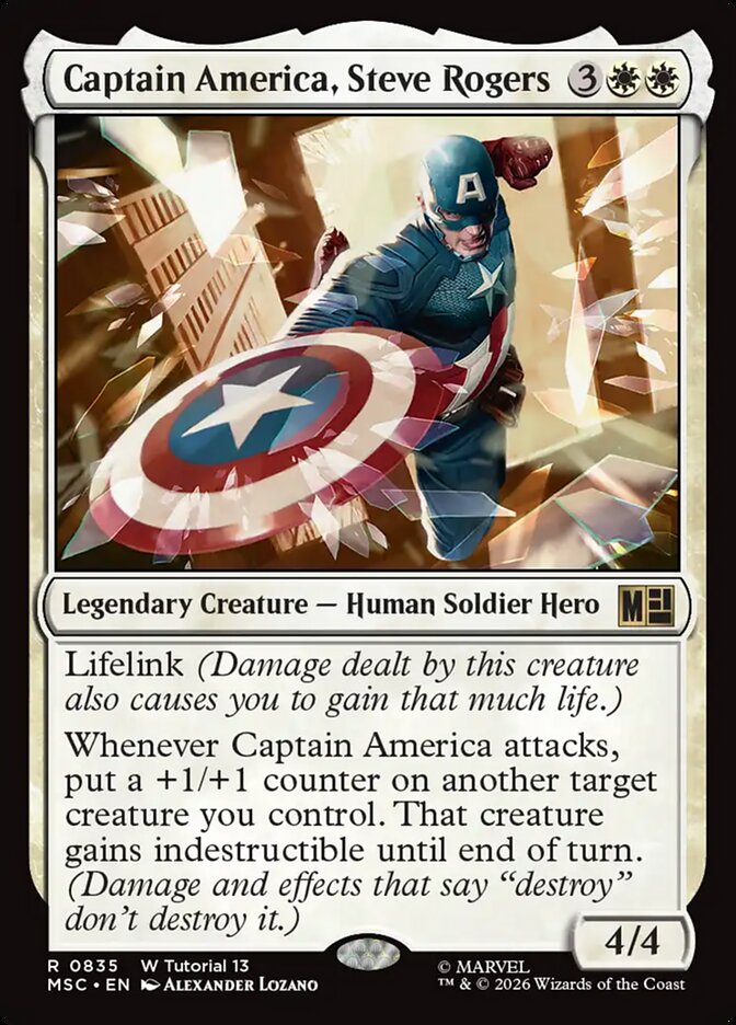 Captain America, Steve Rogers [ #0835 ] (MSC-R)