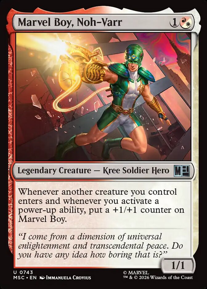 Marvel Boy, Noh-Varr [ #0743 ] (MSC-U)