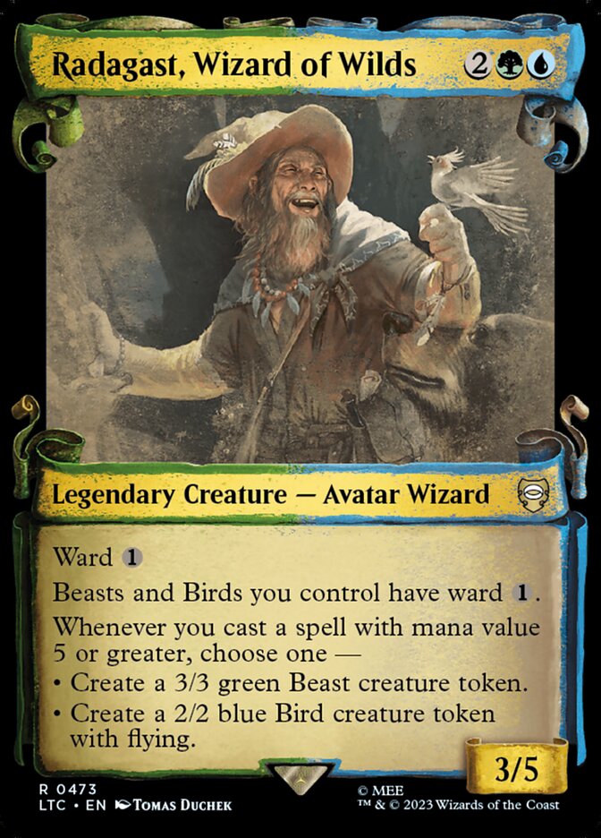 Radagast, Wizard of Wilds [#0473 Silverfoil Holiday] (LTC-R-FOIL)