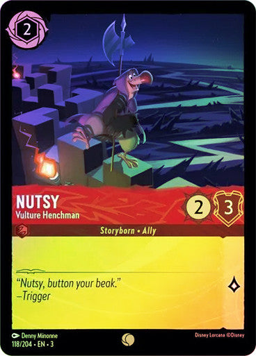 Nutsy - Vulture Henchman (Into the Inklands 118/204) Common - Near Mint Cold Foil