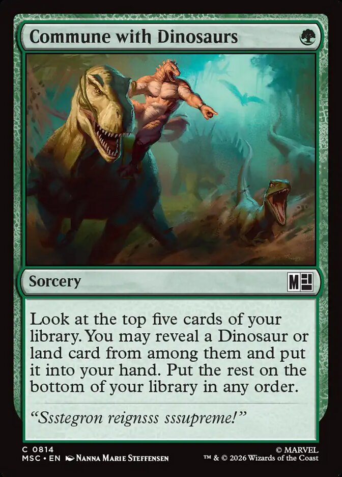 Commune with Dinosaurs [ #0814 ] (MSC-C)