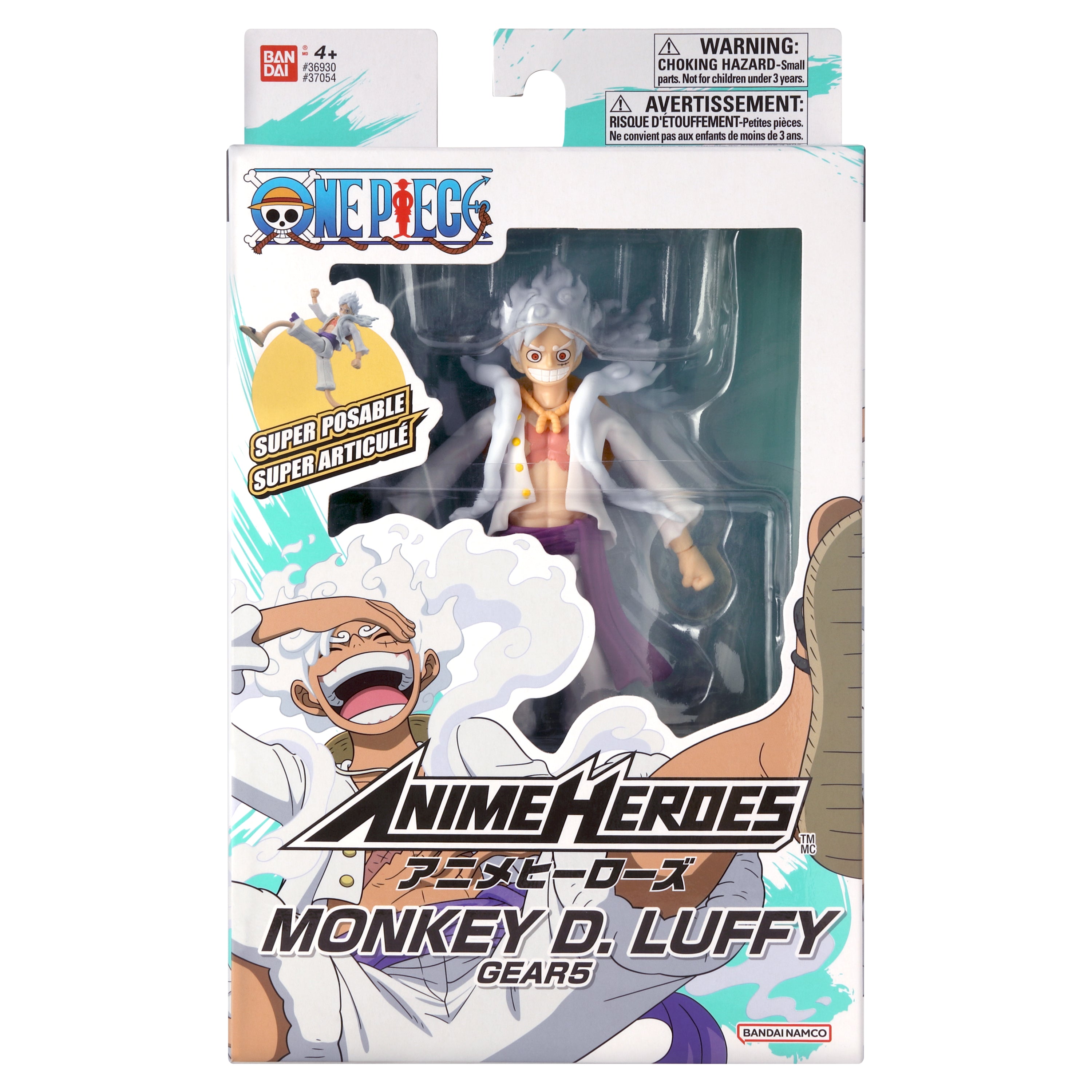 AnimeHeroes: One Piece - Monkey D. Luffy Gear 5 Figure